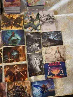 MTG HUGE LOT 800+ Art Series Cards (30 Gold foil Signatures included) - Image 4