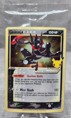 Pokemon TCG Greninja GoldStar SWSH144 Sword & Shield Promo Card Sealed ! - Image 1