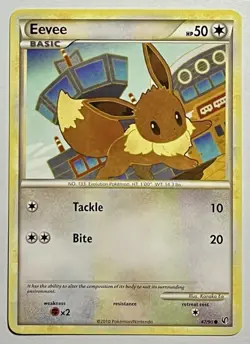 Eevee 47/90 (NM) Common HeartGold SoulSilver: Undaunted 2010 Pokemon Card - Image 1