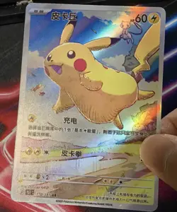 DIY Pokemon Chinese Collect 151 AR Card Lot 170-173/151 Pikachu Gengar Psyduck - Image 3