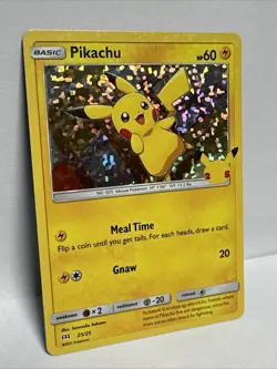 Pikachu - 25/25 - Confetti Holo - McDonald's Promos 2021 - Pokemon Card - NM - Image 2