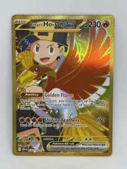 Pokemon TCG Ethans Ho-Oh EX Gold #239 Destined Rivals Card Hyper Rare 🐦‍🔥 - Image 1