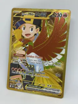 Pokemon TCG Ethans Ho-Oh EX Gold #239 Destined Rivals Card Hyper Rare 🐦‍🔥 - Image 2