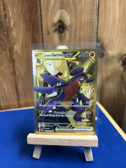 Cynthia's Garchomp EX Gold Hyper Rare Card 241/182 Destined Rivals - Image 1
