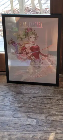 FINAL FANTASY promotional FOIL ART POSTER 18x24" Terra MTG Magic the Gathering - Image 4