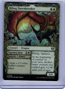 Riling Dawnbreaker Showcase Tarkir: Dragonstorm Foil #292 - Image 1