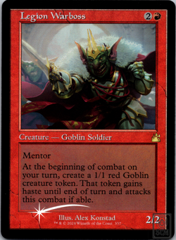 Legion Warboss (Retro Frame) Ravnica Remastered Foil - Image 1