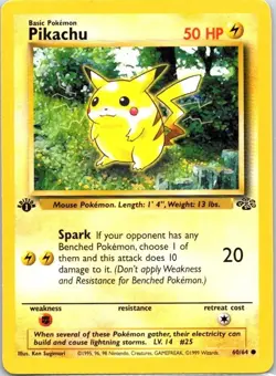 Pokemon Jungle 1st Edition Pikachu 60/64 Non Holo - Image 1