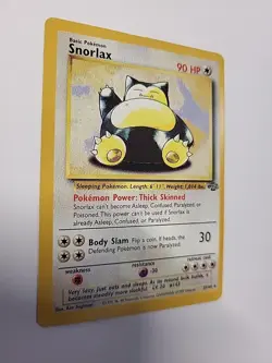 Snorlax 27/64 Jungle Non-Holo Rare Pokemon Card WOTC Vintage LP - Image 3