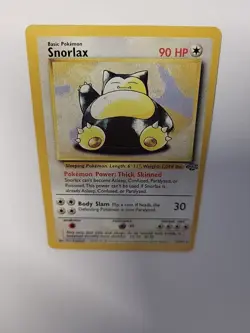 Snorlax 27/64 Jungle Non-Holo Rare Pokemon Card WOTC Vintage LP - Image 5