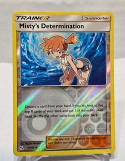 Misty's Determination 62/68 Uncommon Reverse Holo Hidden Fates Pokemon 498 - Image 1