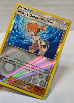 Misty's Determination 62/68 Uncommon Reverse Holo Hidden Fates Pokemon 498 - Image 4