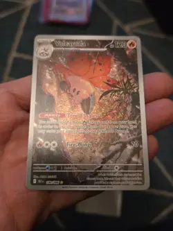 Pokemon TCG Volcarona Black Bolt Illustration Rare 100/086 Near Mint - Image 2
