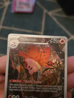 Pokemon TCG Volcarona Black Bolt Illustration Rare 100/086 Near Mint - Image 3
