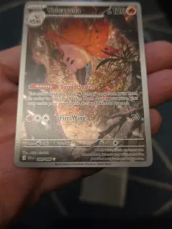 Pokemon TCG Volcarona Black Bolt Illustration Rare 100/086 Near Mint - Image 4