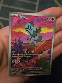 Pokemon TCG Black Bolt Elgyem Illustration Rare 120/086 NM/M PACK FRESH - Image 1