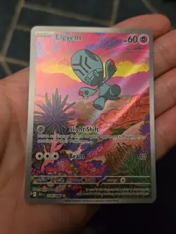 Pokemon TCG Black Bolt Elgyem Illustration Rare 120/086 NM/M PACK FRESH - Image 2