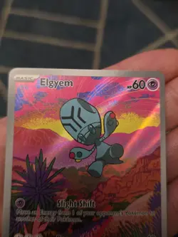 Pokemon TCG Black Bolt Elgyem Illustration Rare 120/086 NM/M PACK FRESH - Image 3