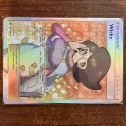 Pokemon TCG Burning Shadows Full Art Trainer Wicke 147/147 - Image 1