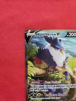 MINT Pokemon: Honchkrow V 162/172 (Alternate Full Art) Brilliant Stars Holo - D2 - Image 4