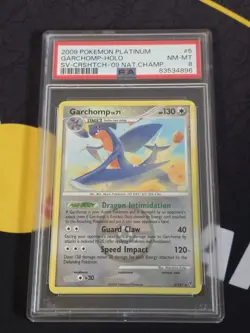 Pokemon TCG Garchomp 5/147 HOLO CROSSHATCH NATIONAL CHAMPIONSHIPS PSA 8 L16 - Image 1