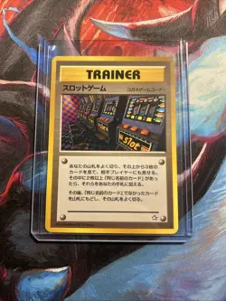 Pokemon Neo Genesis Arcade Game Slots Trainer Banned Artwork Japanese Near Mint - Image 1
