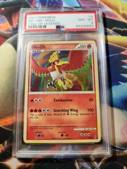 2011 Pokemon Call of Legends Ho-Oh - Holo #9 PSA 8 NM Mint - Image 1