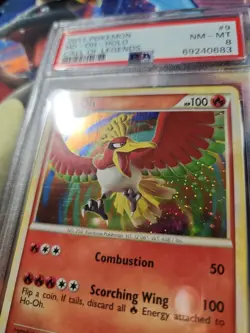 2011 Pokemon Call of Legends Ho-Oh - Holo #9 PSA 8 NM Mint - Image 2