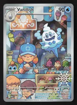 Vanillish - (Holiday Calendar) Illustration Rare Promo 190/182 NM Pokemon TCG - Image 1
