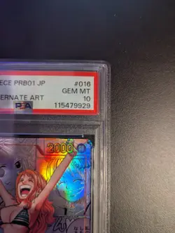 PSA 10 Nami Manga Alternate Art PRB01-016 One Piece Japanese 2024 GEM MINT Ships - Image 4