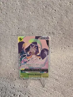 One Piece TCG Jewelry Bonney Op13-108 Super Rare Eng Nm Holo - Image 1