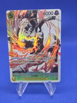 One Piece Ultra Deck: The Three Brothers Sabo ST13-008 Parallel Alternate Art NM - Image 1