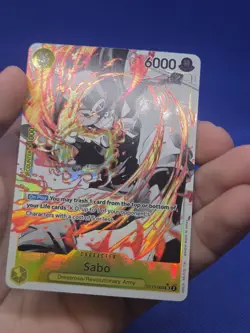 One Piece Ultra Deck: The Three Brothers Sabo ST13-008 Parallel Alternate Art NM - Image 2