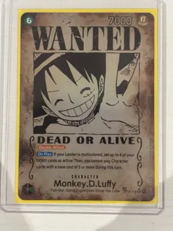 One Piece TCG Wanted Poster Monkey D Luffy OP13-118 SEC - Image 1