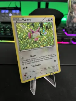 Pokemon Skitty #12 Mcdonalds 2015 Promo Card Confetti Holo - Image 3