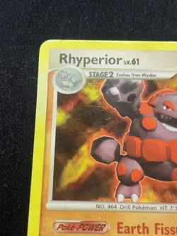 RHYPERIOR - 12/130 Diamond and Pearl - HOLO RARE POKEMON CARD - MP - Image 3