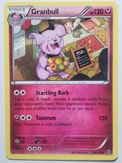 Granbull 99/162 PL - 2015 XY Breakthrough Pokemon Card - Naoki Saito Art - Image 1