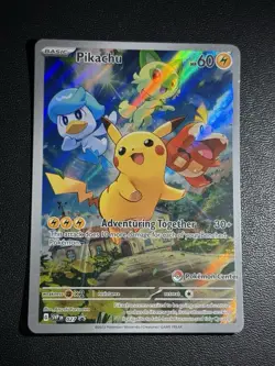 Pikachu-027 (Pokemon Center Exclusive) 027 Sv: Scarlet & Violet Promo Cards Holo - Image 1