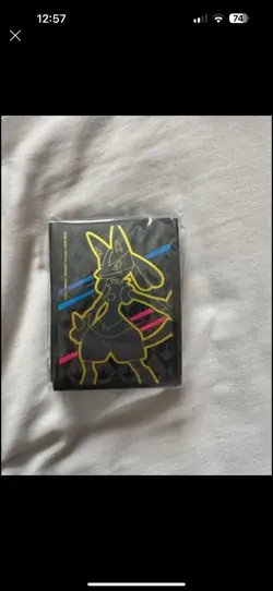 Lucario Pokemon Card Sleeves. Brand New - Image 1