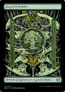 X 1 Forest Phyrexia Land NM-M All Will Be One 271 MTG Magic The Gathering - Image 1