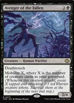 NM-Mint, English MTG Regular Avenger of the Fallen Tarkir: Dragonstorm Magic the - Image 1