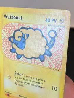 CARTE POKEMON WATTOUAT 119/165 FR COMMUNE WIZARDS EXPEDITION - BE - Image 3