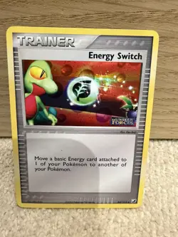 Energy Switch Reverse Holo Uncommon Trainer 84/115 Pokemon EX Unseen Forces - Image 1