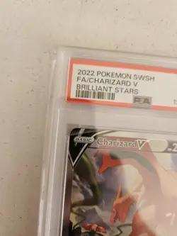 2022 Pokemon Brilliant Stars Charizard V Alt Art 154/172 PSA 9 MINT - Image 4