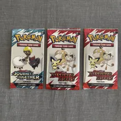 Pokemon TCG Scarlet & Violet Destined Rivals & Journey Together Fun Packs - Image 1