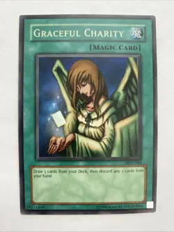 YuGiOh Graceful Charity SDP-040 Super Rare Starter Deck: Pegasus Unlimited MP - Image 1
