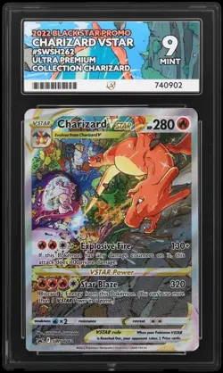 Charizard VSTAR SWSH262 Ace 9 2022 Black Star Promo Card Pokemon TCG - Image 1