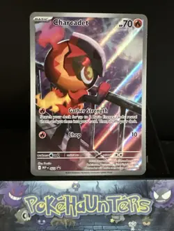 Pokemon Card Charcadet MEP 022 Mega Evolution Promo Illustration Rare NM - Image 1