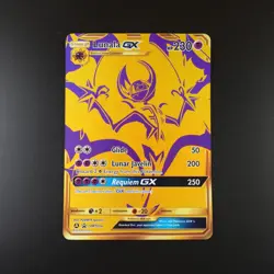 Lunala GX SM103a Pokemon Hidden Fates Black Star Promo Holo Full Art Card - Image 1