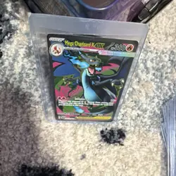 Pokemon Mega Charizard X EX Full Art Holo Card 109/094 TCG English - Image 4